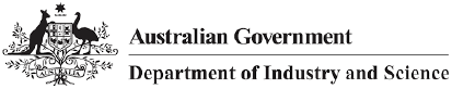 Australian Government Department of Industry Innovation and Science